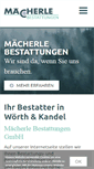 Mobile Screenshot of maecherle.de