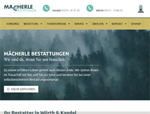 Tablet Screenshot of maecherle.de